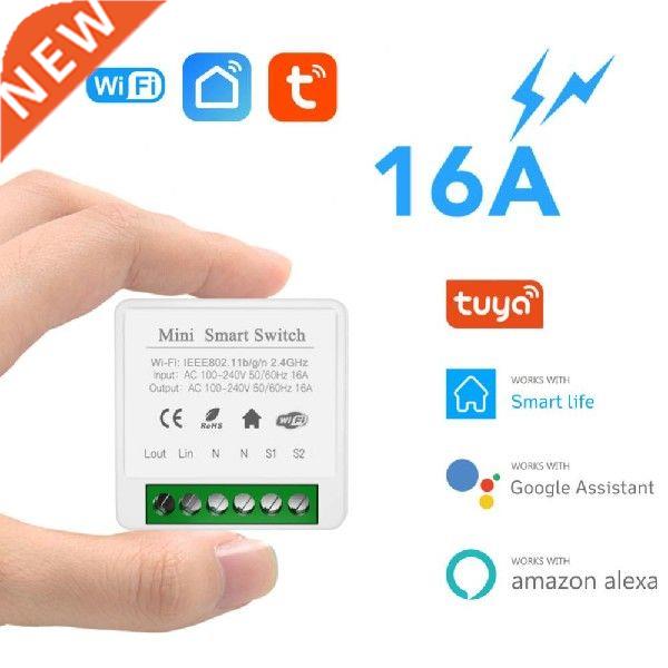 Tuya Wf Mn Voce Control Smart Swtch 16A 2-Way图片
