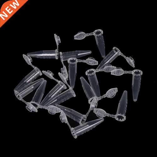 50Pcs 0.5ML Cler Micro Plstic Test Tube Centrifuge Vil Sn