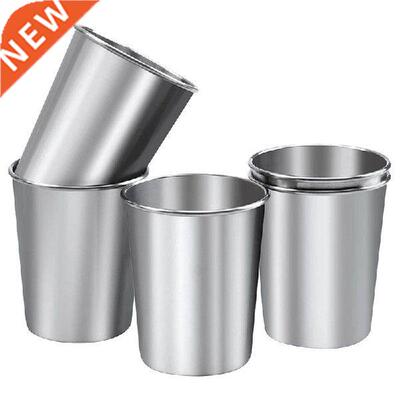 5 Pack Stainless Steel Cups Stackable Pint Cup Tumblers