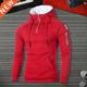 Sleeve Hoodies Sweatshirts Hooded Zipper Men Fashion Long