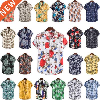 2022 Summer High Quality Men's Printed Single Breasted Lapel