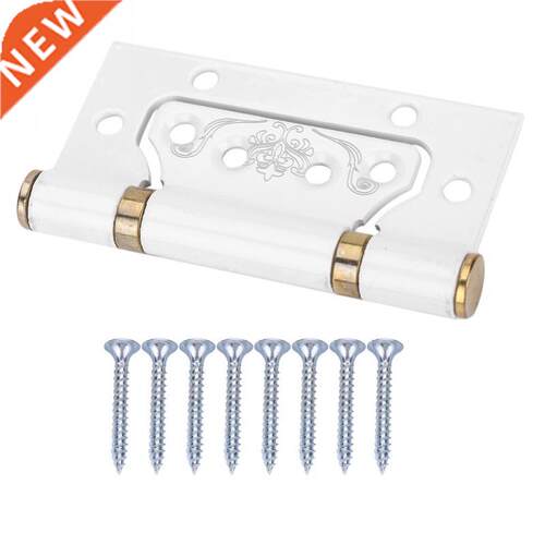 Door Hinge Ball Bearing Hardware Flat Open with Screws Home