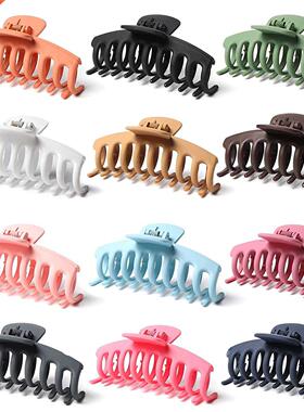 12 Pack Hair Claw Clips,4. Inches Nonslip Large Matte Hair