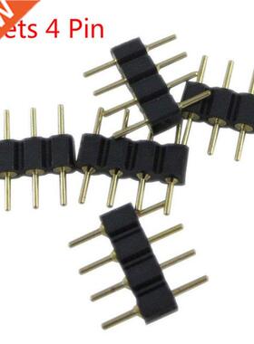 30sets/lot 4 Pin Needle Male Type 4pin RGB Connector 4pin Su