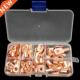 Copper Terminals Circular 60Pcs Ring Bare Splice Terminal