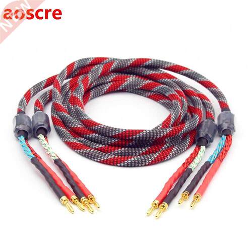 Pair Western Electric oxygen-free copper audio speaker cable