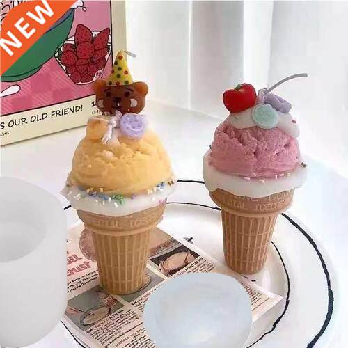 Ice Cream Silicone Candle Mold Soap Mold d Cake Chocolate