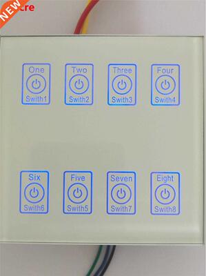12V24V 8-way capacitive touch switch module with Relay Self-