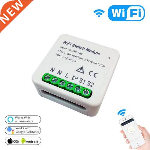 Smart Switch Smart Life/Tuya APP 1/2 Way 95-250V WiFi Smart