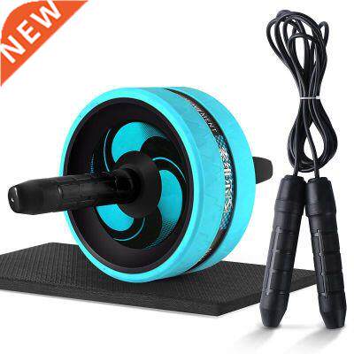 2 n 1 Ab Roller&Jump Rope No Nose Abdomnal Wheel Ab