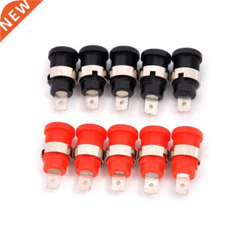 Hot! 10Pcs 4mm Banana Female Jack Socket Panel Mount Binding