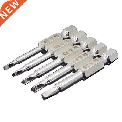 5Pcs Set Triple-cornered Bits S2 1/4 inch Hex Shank 50mm Scr