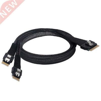 24Gbps Server 50cm Hard Drive Data Cable SAS 4.0 SFF-8654