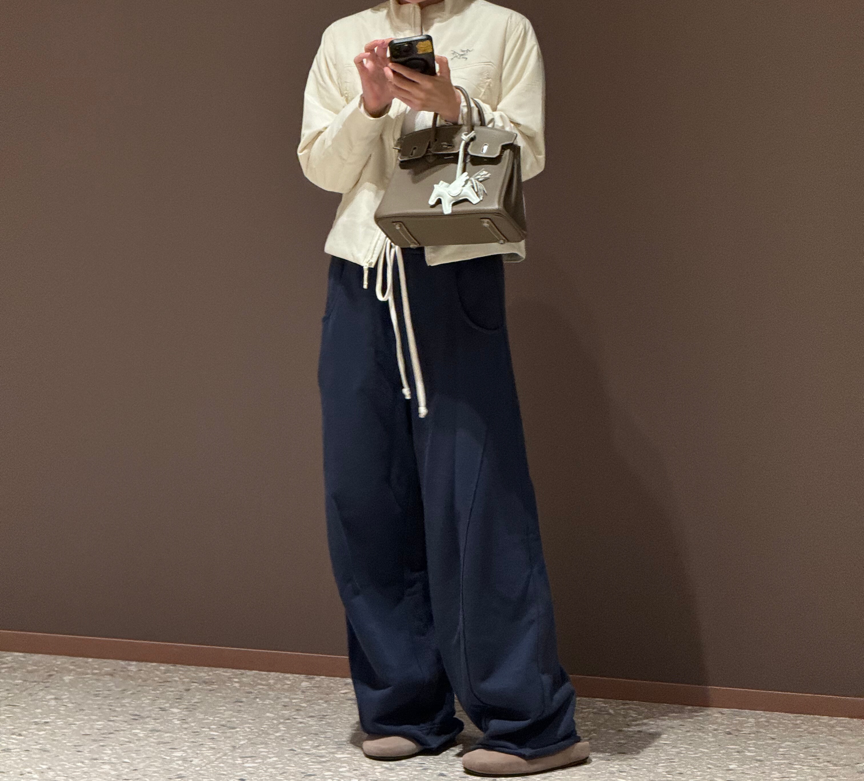 【粉标】加绒阔腿卫裤【想好再下单】