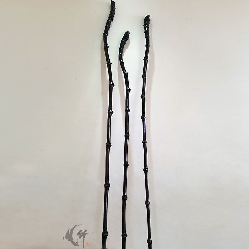 筇竹杖罗汉竹艺术文玩装饰中老年人户外防滑徒步登山拐棍禅手杖