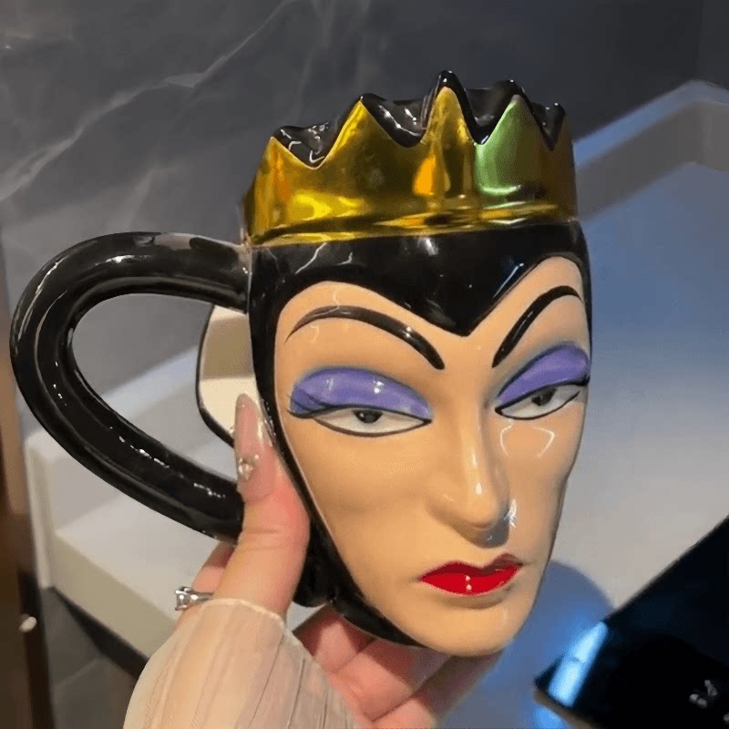 毒皇后水杯陶瓷马克杯后妈杯乌苏拉水杯趣味卡通大容量创意杯子
