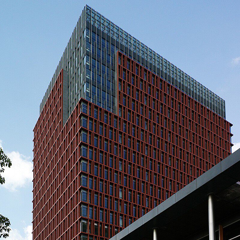 玻璃幕墙隐框明框半隐框单元式点式冲孔镂空氟碳铝单板门窗幕墙