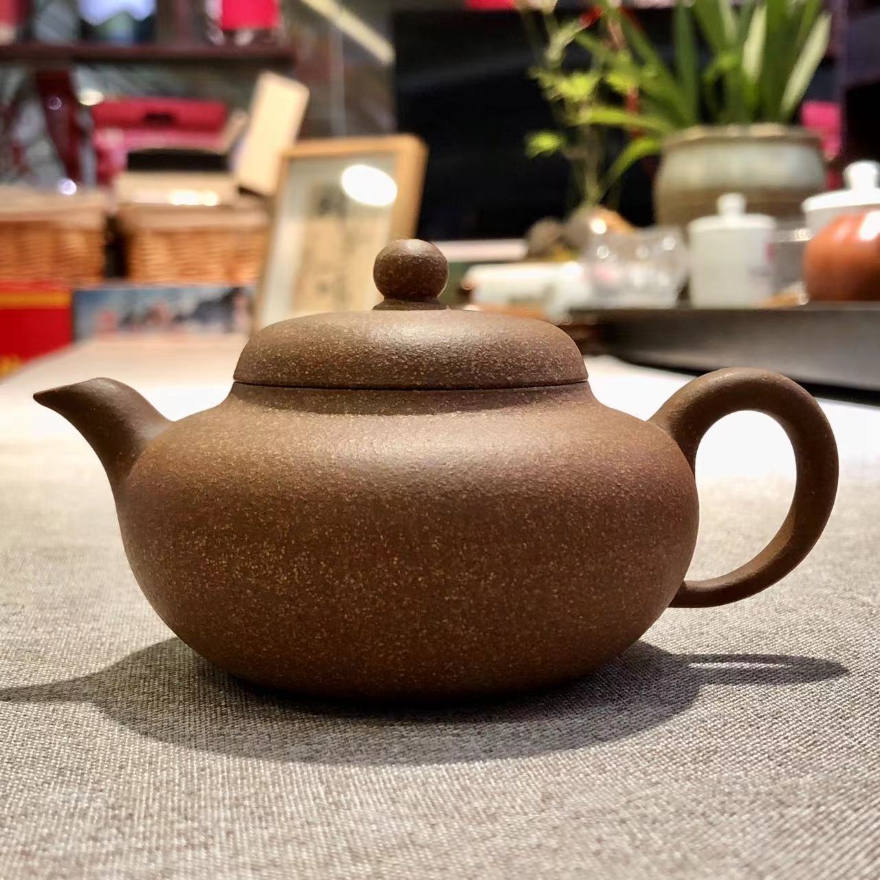 宜兴紫砂壶 底款潘子龙制 年代茶壶