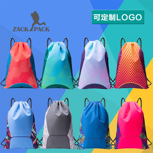 zackpack运动男女通用抽绳双肩包