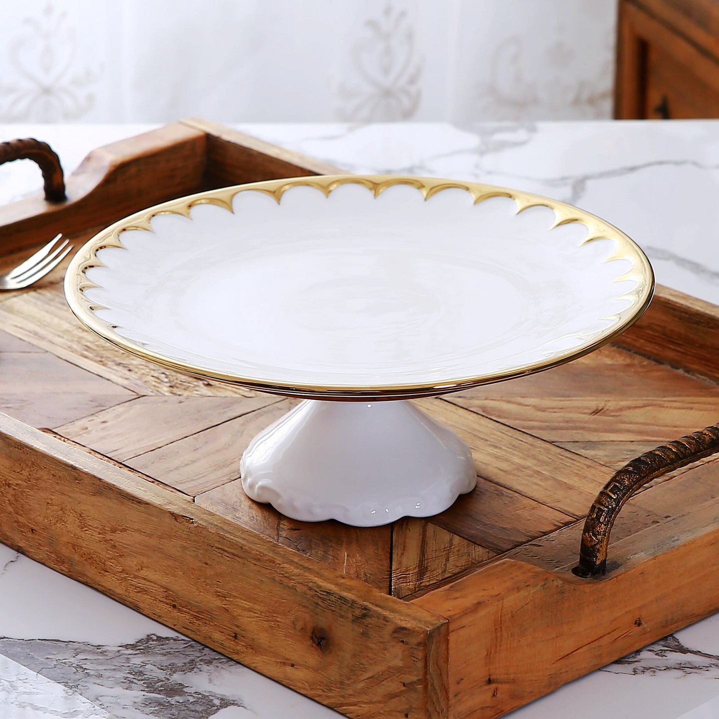 欧式工艺镀金陶瓷水果盘别墅会所家居客厅婚庆盘高脚月牙盘瑕疵,餐饮具,果盆/果盘/果篮,淘宝优惠券,粉丝福利购,淘宝优惠卷