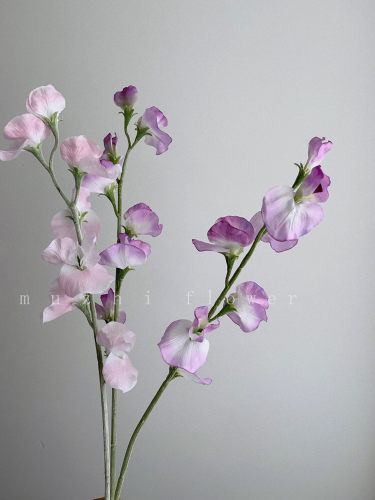 muzhi精致豌豆花仿真花