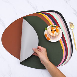 餐垫北欧餐桌垫小块日式隔热垫防烫杯垫餐具碗垫餐盘西餐垫餐皮垫