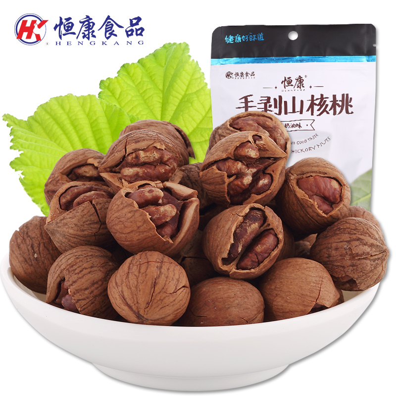 临安小核桃坚果炒货袋装椒盐味奶油188g手剥山核桃恒康食品