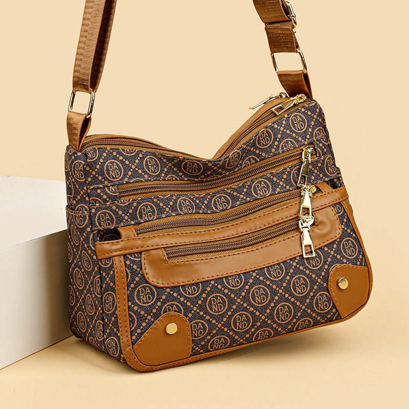 女士斜挎包帆布包2023新款网红老人背包多层防水大容量单肩妈妈包,箱包皮具/热销女包/男包,通用款女包,淘宝优惠券,粉丝福利购,淘宝优惠卷