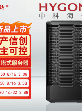 国产化海光HG3350 8核16线程3.0G+摩尔线程S80 16G显卡图形工作站