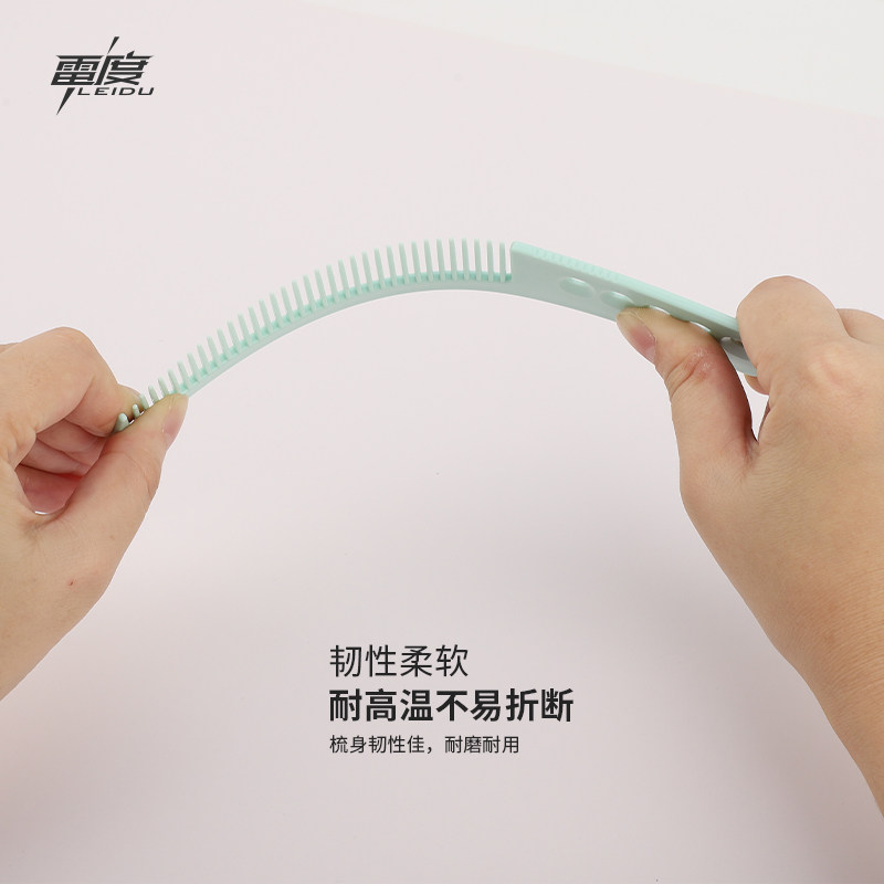 미용 규모 전문 이발사 절단 빗 헤어 스타일리스트 특별 남성용 푸시 에지 초박형 플랫 헤어 커팅 빗 남성용 헤어 빗