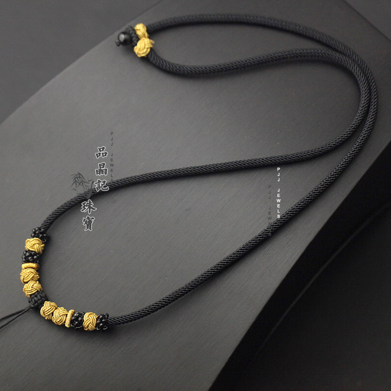 加粗款精编挂绳古风素雅款翡翠