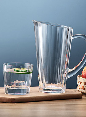 Nude努德 土耳其进口水晶玻璃扎壶冷水壶威士忌杯水杯果汁杯套装