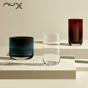 Nude努德土耳其进口水晶玻璃花瓶花器创意设计样板房摆件北欧风格