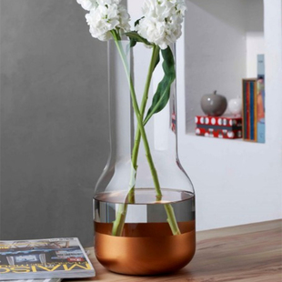 摆件家居饰品 Nude水晶玻璃干花器花瓶花艺现代简约客厅创意时尚