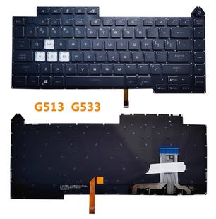 华硕ROG魔霸新锐2021款G513Q G533 G513QY魔霸5R笔记本键盘带背光
