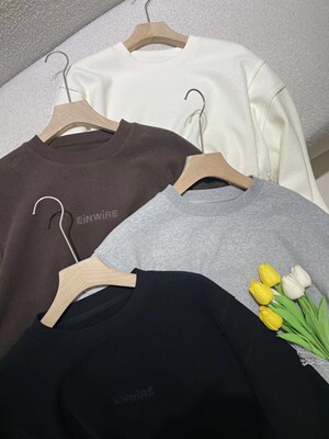 陌格9225新款秋冬男士休闲卫衣宽松圆领男款潮牌百搭加绒加厚学生