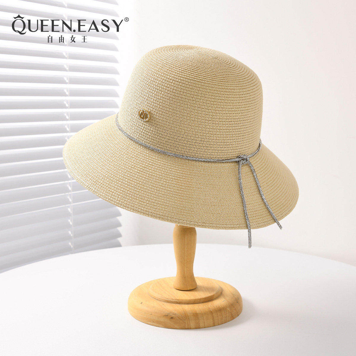 法式草帽女2025新款夏季防晒遮阳盆帽圆顶大帽檐渔夫帽度假太阳帽,服饰配件/皮带/帽子/围巾,帽子,淘宝优惠券,粉丝福利购,淘宝优惠卷
