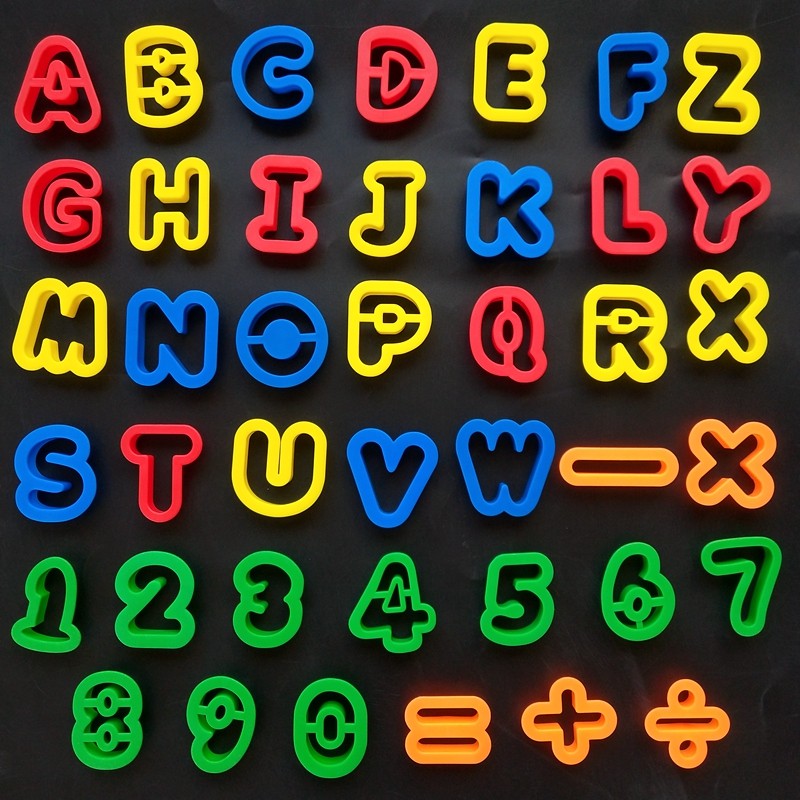 diy数字教学益智橡皮泥模具图片