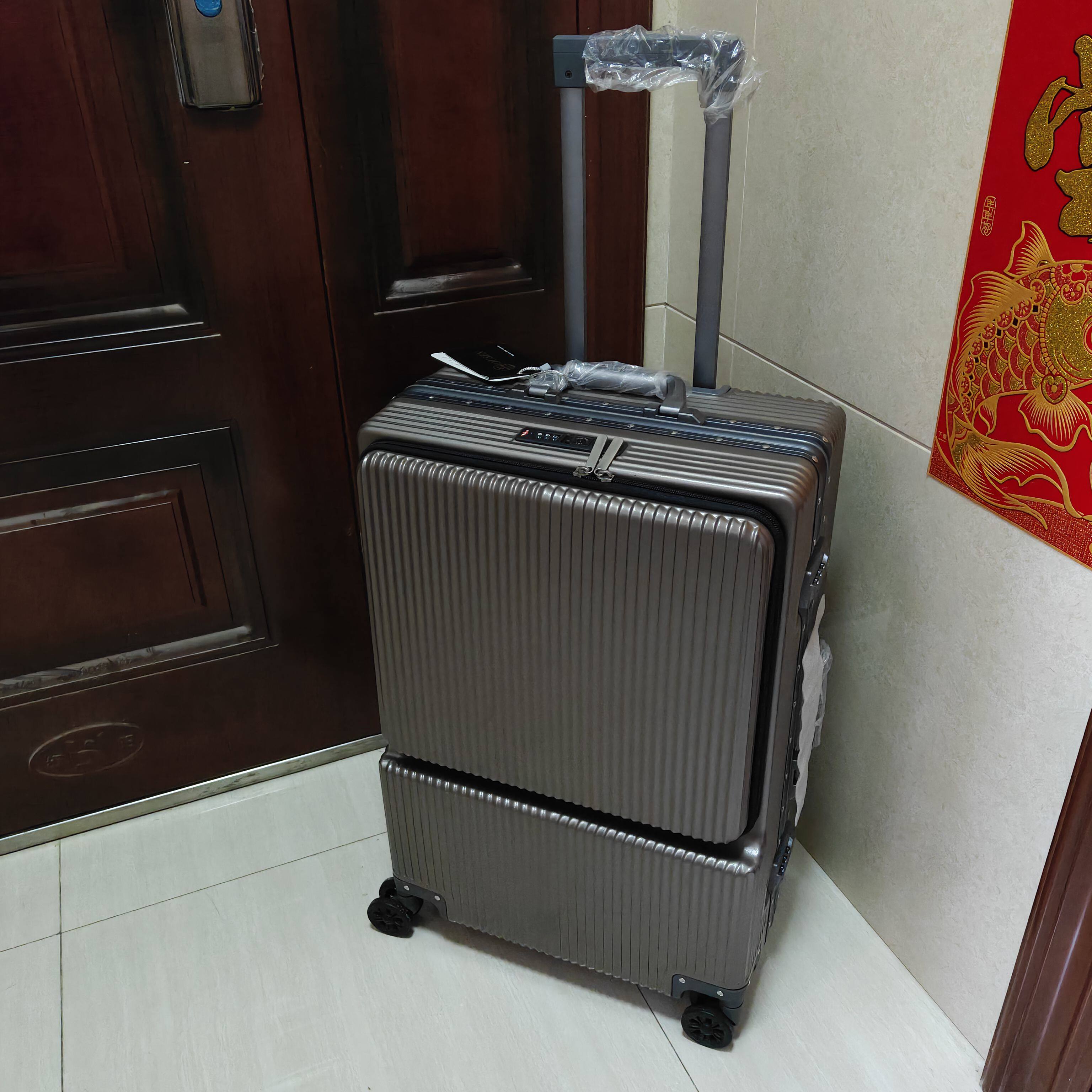 欧森pc拉杆箱万向轮旅行箱行李箱女结实耐用20寸登机男皮箱子24寸