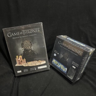 HBO授权利权力的游戏冰与火之歌维斯特洛君临城4D立体拼图地图