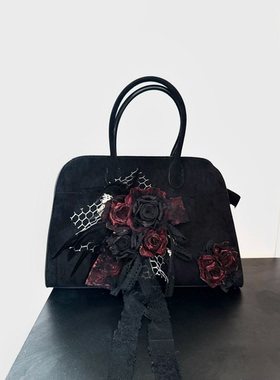 The*Row 大容量托特包手作玫瑰哥特风通勤手提斜挎公文包董洁同款