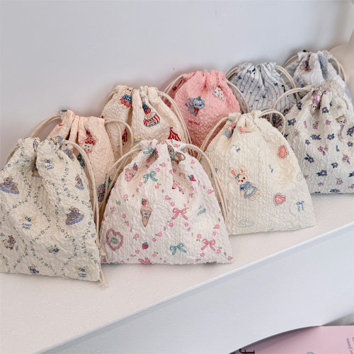 可爱小熊束口大容量防尘收纳袋