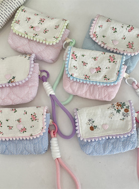 纯棉小碎花收纳适用于CCD相机包防摔防磕小巧大容量旅行收纳小包