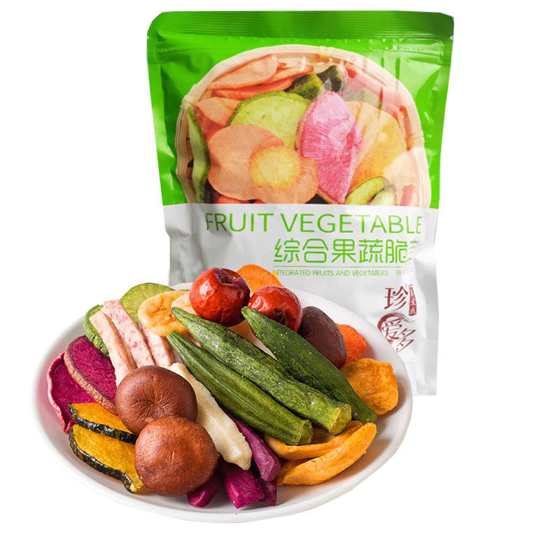 珍爱多综合果蔬脆果蔬干即食250克混合水果脆休闲办公追剧小零食