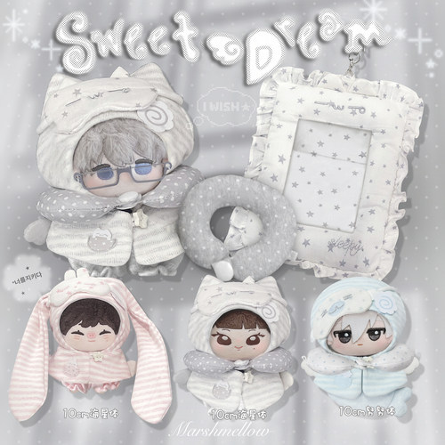 新品可爱自嘲熊周可可10cm的娃衣