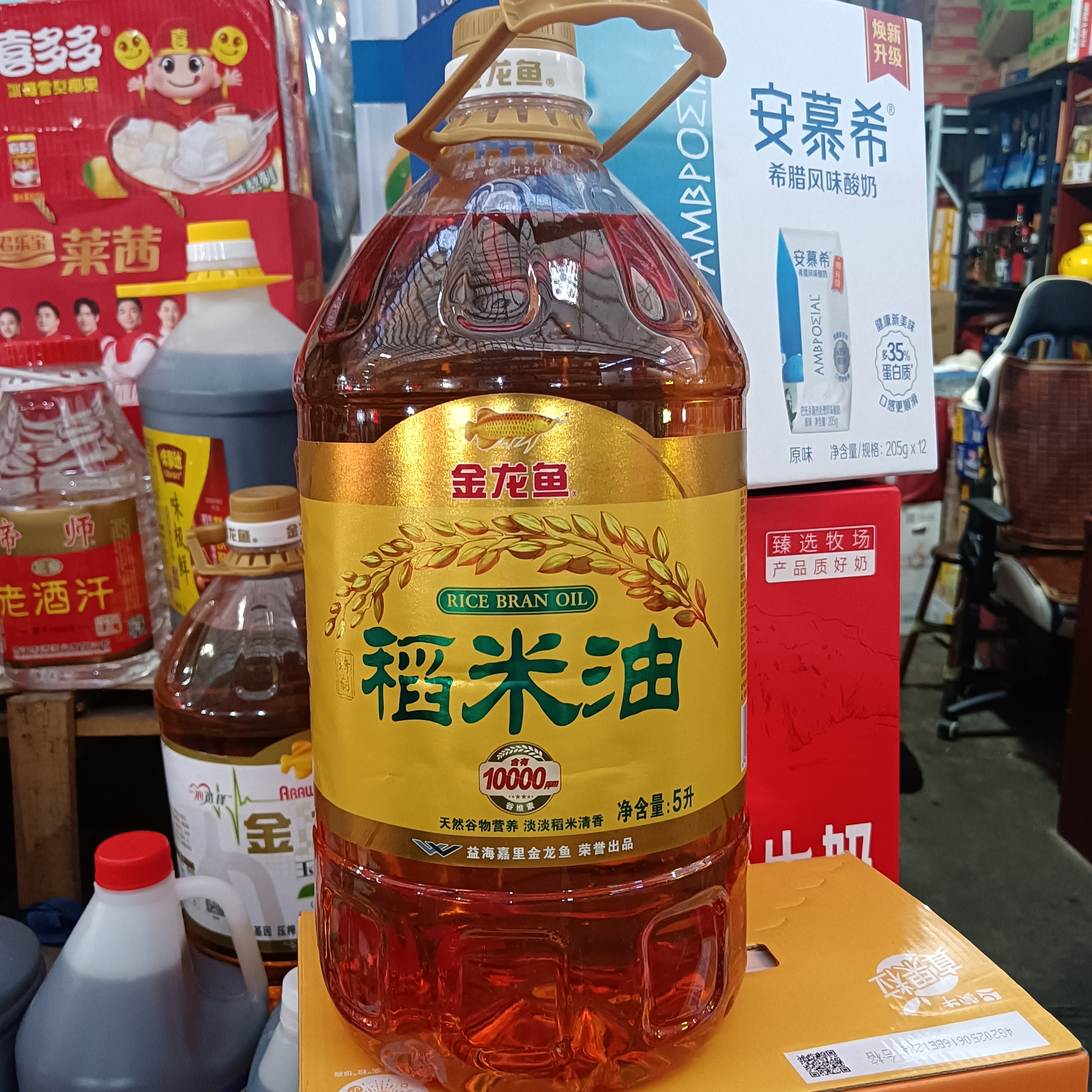 金龙鱼稻米油5升瓶