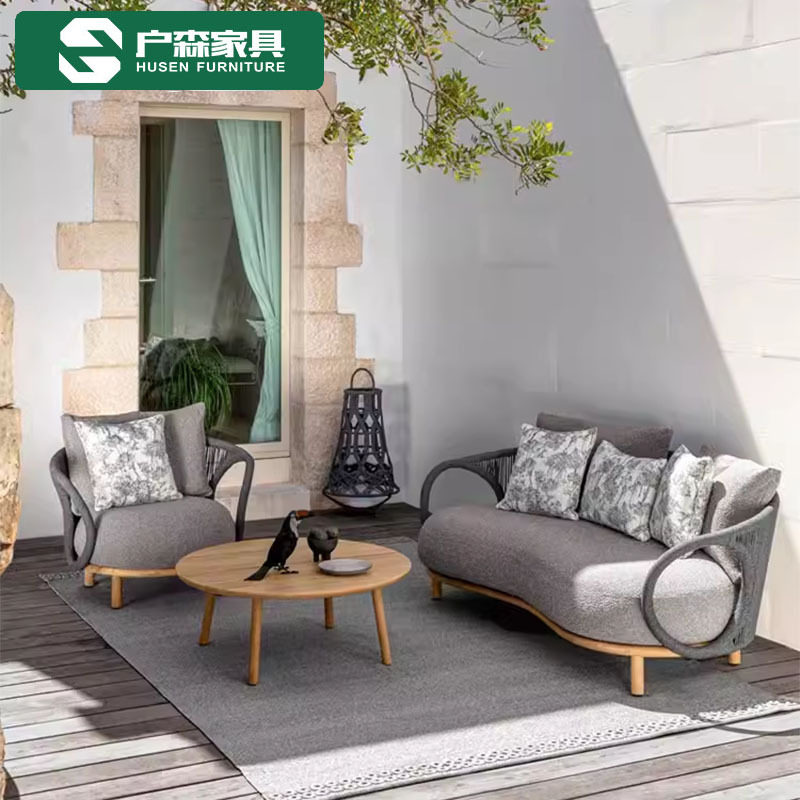 户外休闲藤编沙发庭院阳台花园别墅柚木藤椅组合露天室外酒店家具,住宅家具,户外沙发,淘宝优惠券,粉丝福利购,淘宝优惠卷