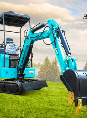 立派RIPPA新款R328跨境出口俄罗斯微型小挖机大型源头工厂挖掘机