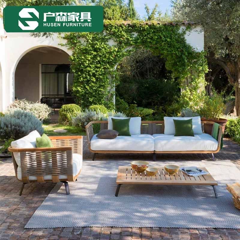 室外别墅花园防水防晒外摆沙发户外藤编柚木沙发组合客厅庭院阳台,住宅家具,户外沙发,淘宝优惠券,粉丝福利购,淘宝优惠卷