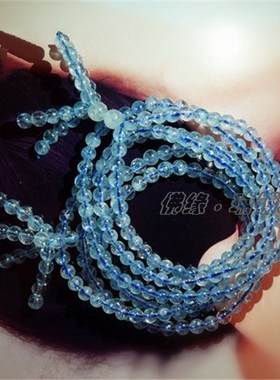 瑞铺水晶天然纤细净透女海蓝宝